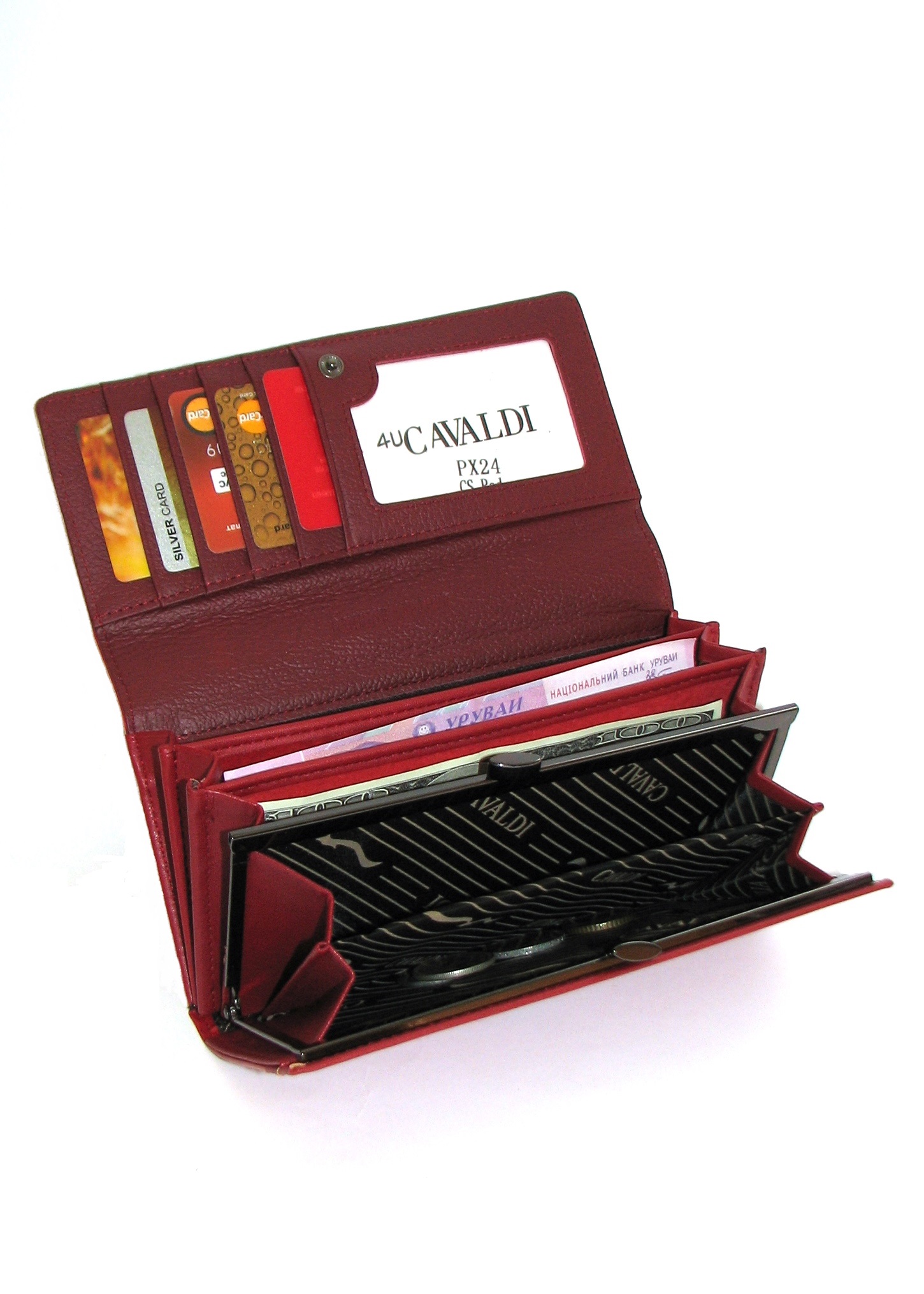 Кошелек женский Cavaldi PX24-CS RED Кошелек женский Cavaldi PX24-CS RED